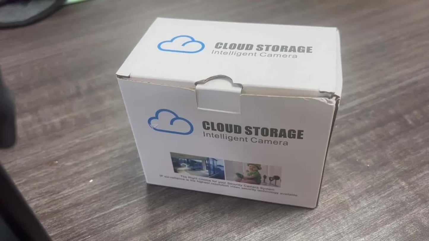 Security Camera 1080P USB-Powered Indoor Model with 360 Panoramic View, Two-Way Audio and SD or Cloud Storage