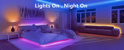 LED Strip Light RGB 200ft Kit with App and IR Remote Control, Music Sync, Timer and Dimmable Color Modes