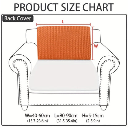 Jacquard Stretch Sofa Cover Non-Slip | Elastic Wear-Resistant Couch Slipcover, Polyester Jacquard Fabric, 1 to 4 Seat Sectional L-Shape, Armrest Backrest, Machine Washable