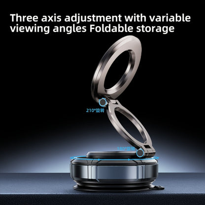 Magnetic Car Phone Holder 22 N55 Magnets 2400gf Force & 78LB Suction – 360° Adjustable Aluminum Alloy Mount with Cooling Vent Design | Compatible with iPhone 16 Pro Max / 15 / 14 / 13 / 12 Plus