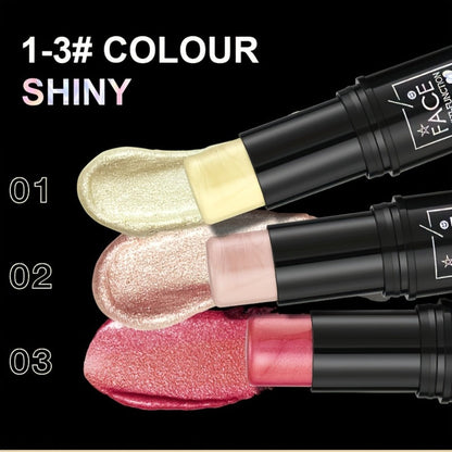 Six-Piece Cream Makeup Stick Set with Visible Pink and Brown Tones in the Exact 6 Pieces Option