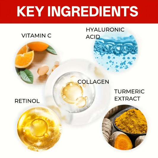 Face Cream Retinol Bee Venom Formula with Turmeric and Collagen in One-Piece or Two-Piece Options