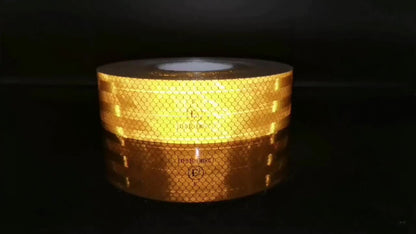 DOT-C2 Reflective Tape 2"x60' High Intensity Prismatic Self-Adhesive Safety Strip – Waterproof Wear-Resistant Ultra Bright for Cars Trucks Bikes Helmets Jackets & Outdoor Gear