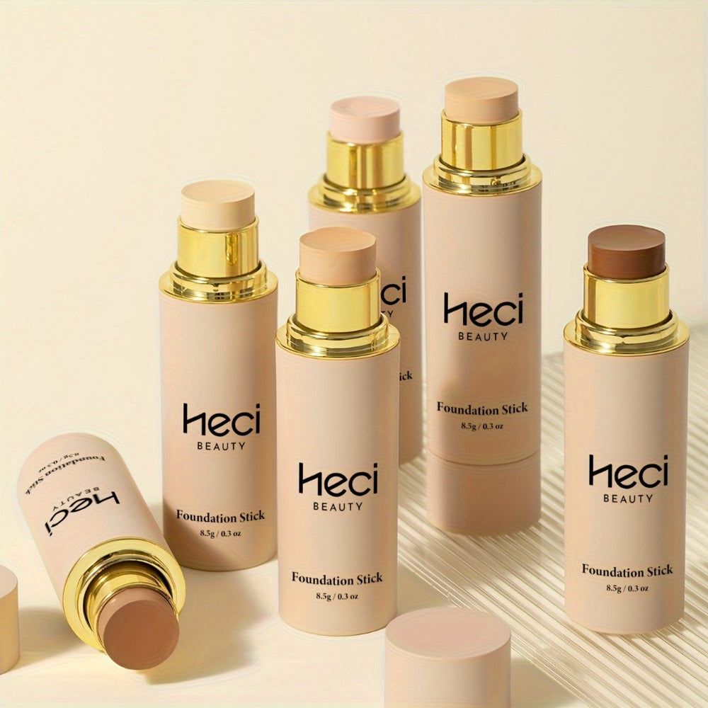 CC Cream Foundation Stick 2-Pack — Full Coverage Concealer, water-resistant extended-wear Natural Matte Finish, Lightweight Moisturizing