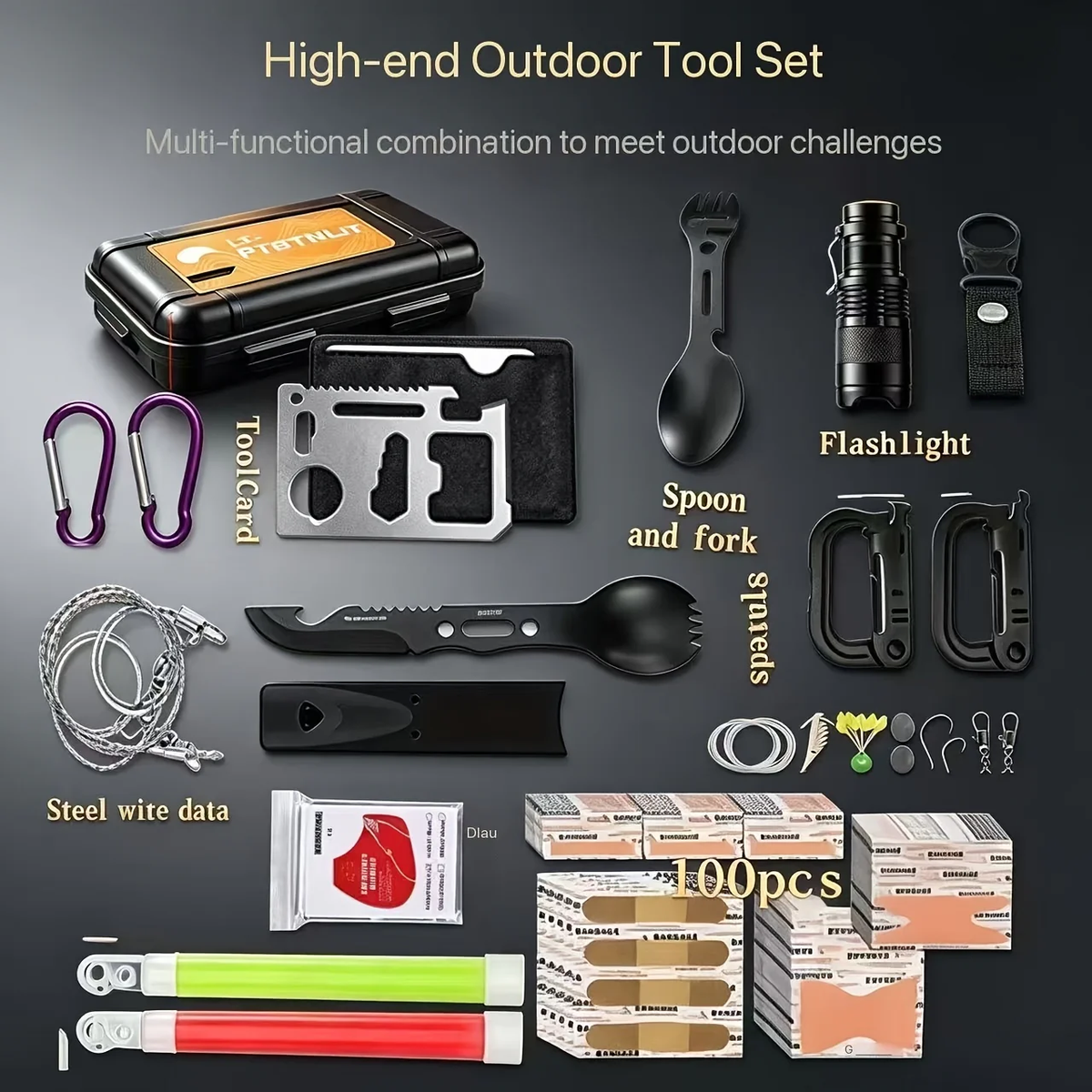 Multi-Configuration Outdoor Tool Kits with 12- to 115-Piece Labels, Carry Cases and Seven Set Options