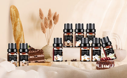 14-Bottle Fragrance Oil Gift Set with 5ml Bakery or Floral Scent Assortments for Diffusers and Candle Projects