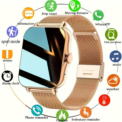 Full Touch Screen Smartwatch with Wireless Call & Sport Modes