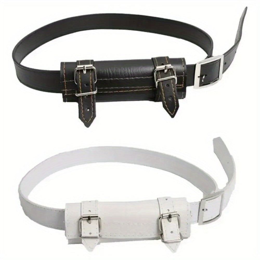 Samurai Sword Belt Holder – Japanese Katana Waist Holster for Anime Cosplay, Medieval Costume Prop, Real-Size Sabre Sleeve Carrier for Adults, Black & White