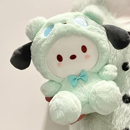 Plush Toy – Big-Eared Puppy Character Doll in White, Blue Jade or Pudding Color Styles for Collecting