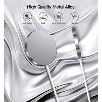2-Pack MagSafe Wireless Charging Pad 15W Slim Magnetic Fast Charger for iPhone 17/16/15/14/13/12 Pro Max Plus – USB-C & Lightning Support, No Adapter Needed | Home & Office Value Pack | Silver