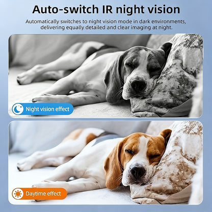 Indoor Security Camera 4-Pack with 1080P Video, 150° Adjustable Rotation, Night Vision and WiFi Connection