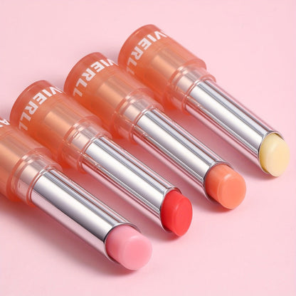 Four-Piece Moisturizing Lip Balm Set with Vitamin E and Plant Oils for an Everyday Lip Care Routine