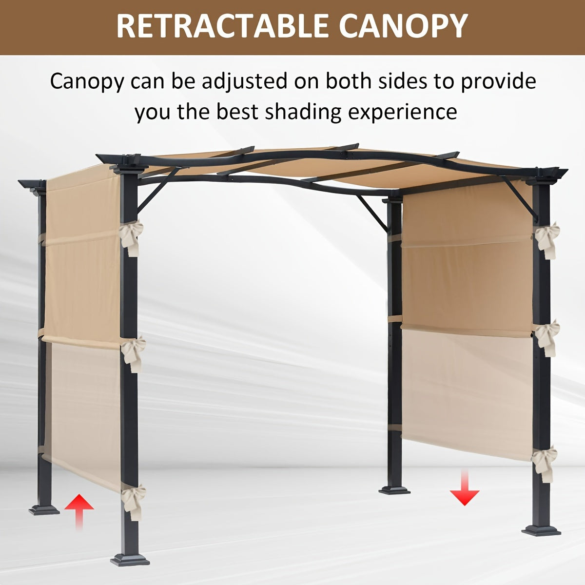 Pergola Replacement Canopy Panel in Eight Colors and Three Lengths for 24 Checkout Options