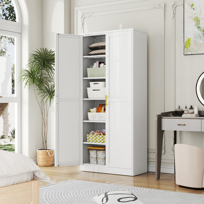 Storage Cabinets and Pantry Cabinets shown in the 【WHITE】 option