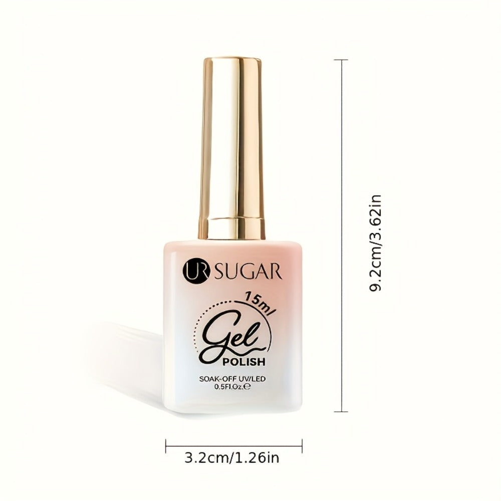 White Glitter Cat Eye Gel Polish Set 2pc Sparkling Magnetic with Stick Included | Soak Off UV LED 0.51oz Each Semi-Permanent 3D Nail Art | Salon & Home DIY Manicure Kit for Women Beginners