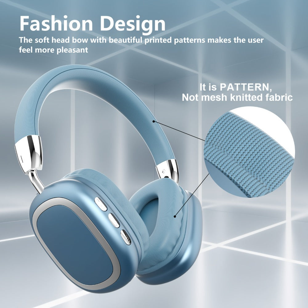 B35 Over-Ear Headphones with Bluetooth 5.3, 40mm Drivers, 90-Degree Rotating Earcups and Five Color or Storage Sets