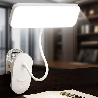 360° Gooseneck LED Desk Lamp with 3 Lighting Modes & 3 Brightness Levels – Dimmable Flexible Neck Study Lamp for Office, Home Office, Reading, Bedroom & Kids Desk
