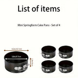 4 inch Springform Cake Pan Set