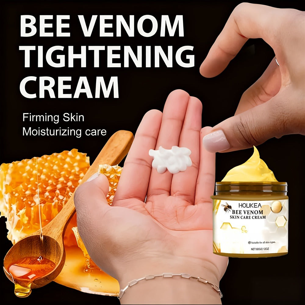 Body Cream HOUKEA Three 60g Jars with Bee Venom, Retinol, Allantoin and Salicylic Acid for External Use