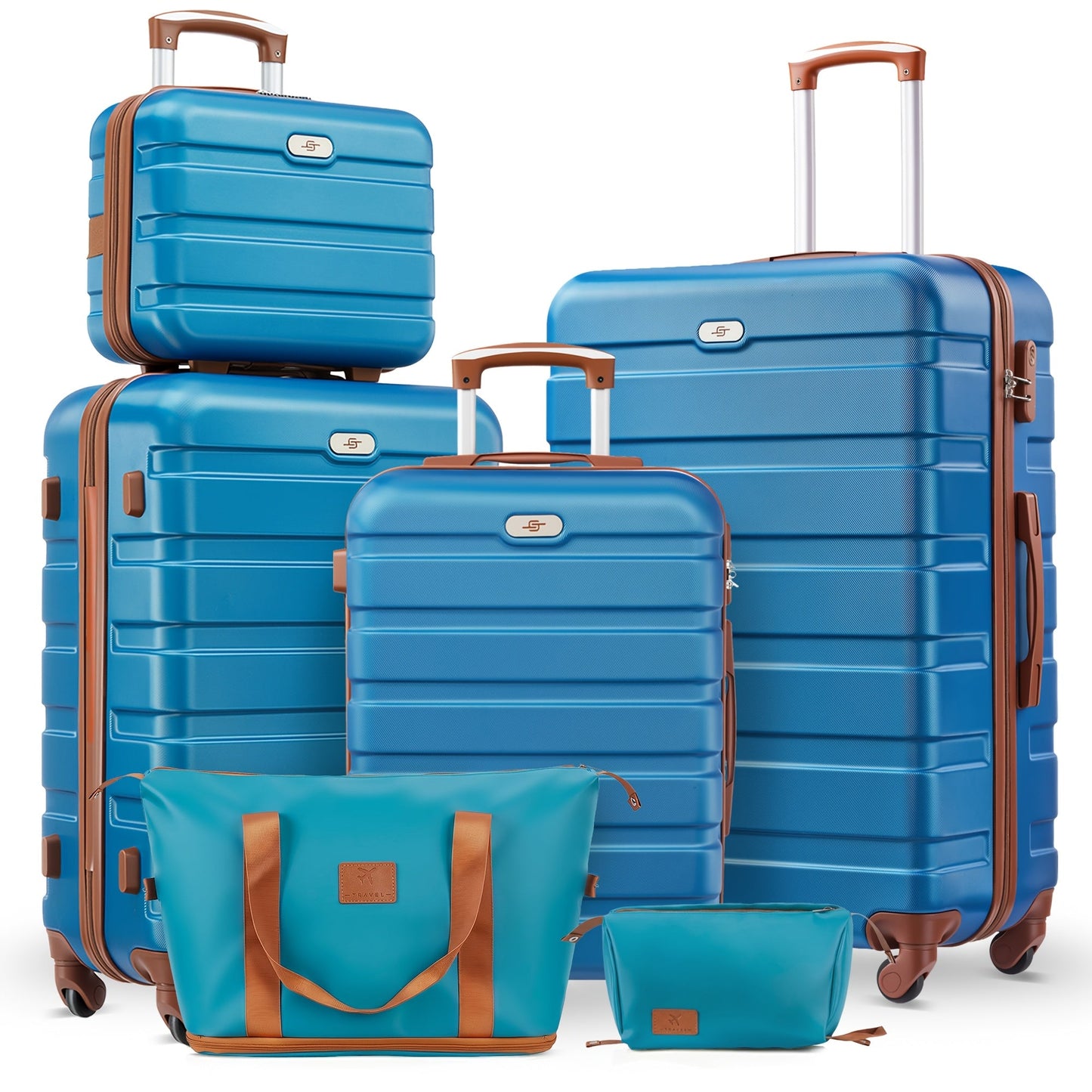 Luggage Set – Combination Lock, Spinner Wheels, for Travel | Bag Vero – detail view 11