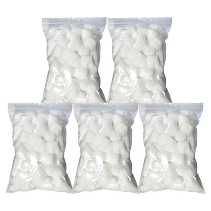 Cotton Balls 500 Count Super Jumbo Soft 100% Absorbent Premium Unscented - Makeup Removal Toner Skincare Nail Care Wound Cleaning for Sensitive Skin All Skin Types Pack of 5