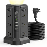 70.87 inch all-black night light