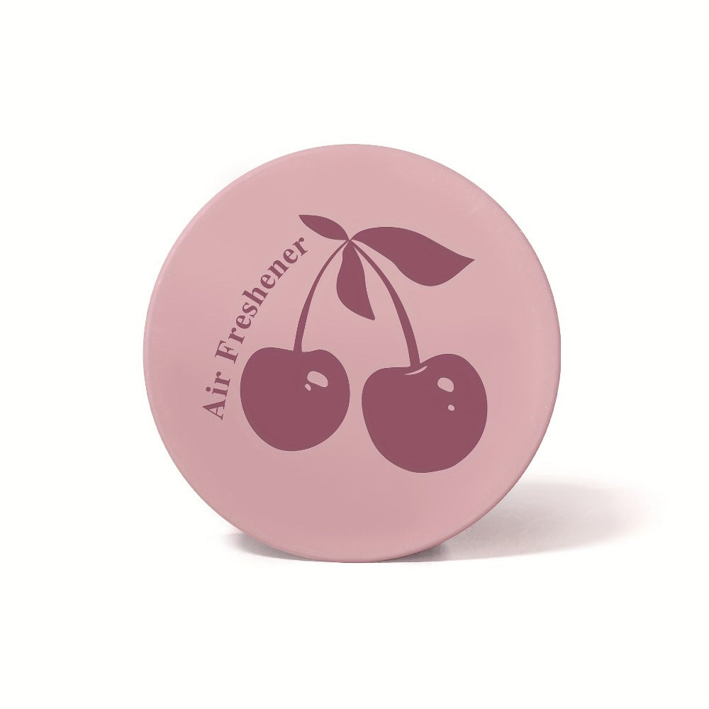 Car Air Freshener 2-Pack Solid Fragrance Jars in Cherry, Lavender, Lime, Rose or Sweet Orange