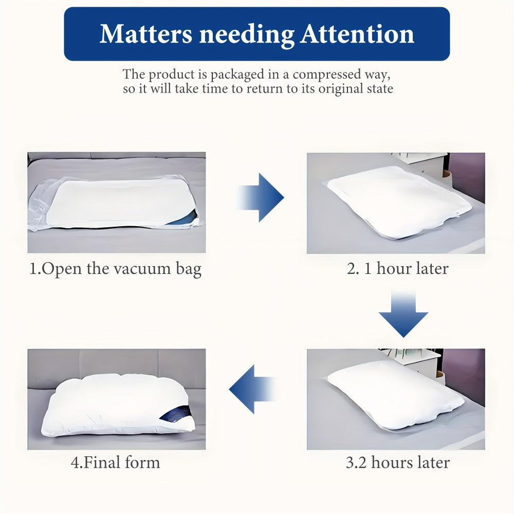 Bed Pillow 2 Pack Hotel Quality Twisted Flower Design 900g Fill - Adjustable Zipper Closure Breathable Polyester Sleeping Pillow for Side Back Stomach Sleepers, Luxury Soft Support Pillow Set