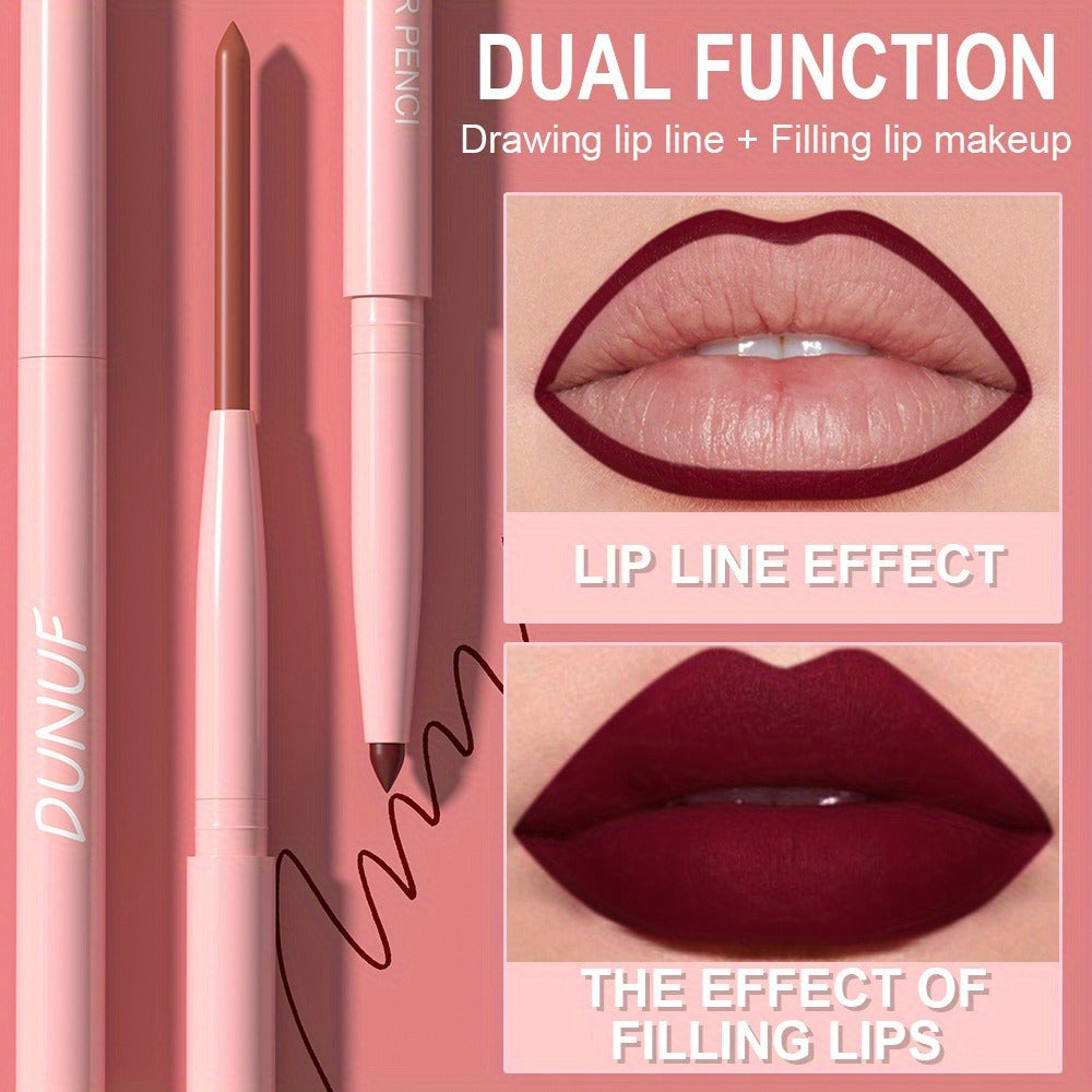 Twelve-Piece Lip Liner and Lip Color Pencil Set with Nude-to-Bold Visible Shades in the 12 Colors Option