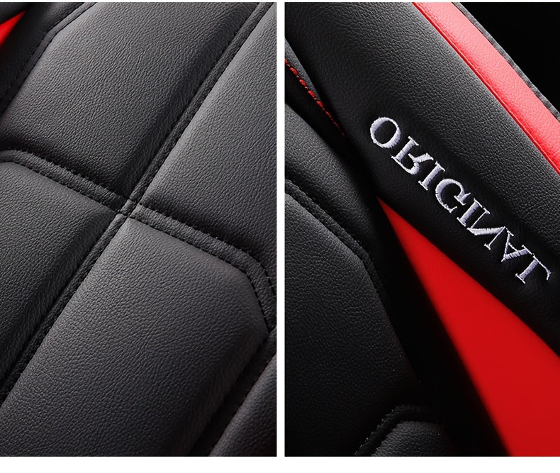 Faux Leather Car Seat Covers – Universal Fit for Cars, SUVs, Vans & Trucks, Dirt-Resistant Protective Seat Cover, Single Front / 2 Front / Full 5-Seat Sets, 5 Colors