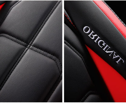 Faux Leather Car Seat Covers – Universal Fit for Cars, SUVs, Vans & Trucks, Dirt-Resistant Protective Seat Cover, Single Front / 2 Front / Full 5-Seat Sets, 5 Colors