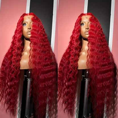 Synthetic Wig 13x4 Lace Front Loose Curly Wave, Glueless in 24- or 32-Inch Lengths for Parties