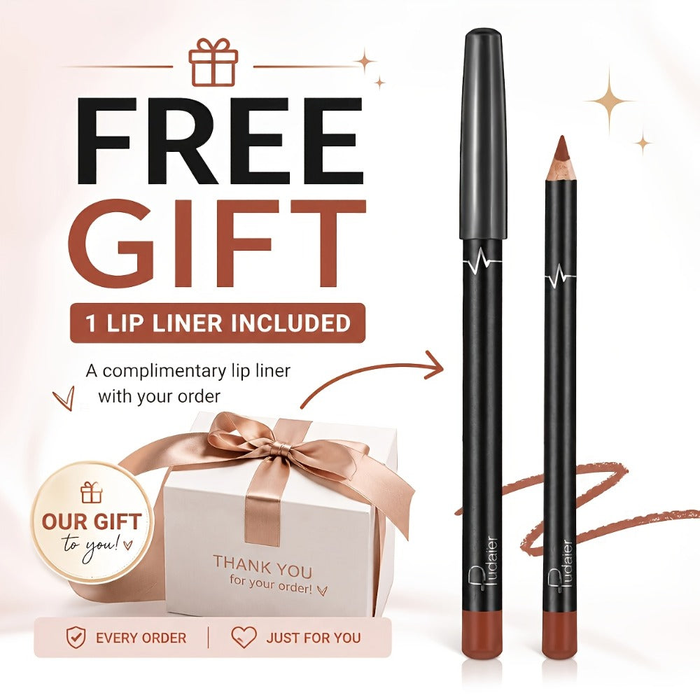 Velvet Matte Liquid Lip Color in Five Coordinated Nude-Tone Shades with 7.4cm Square Tube and Wand