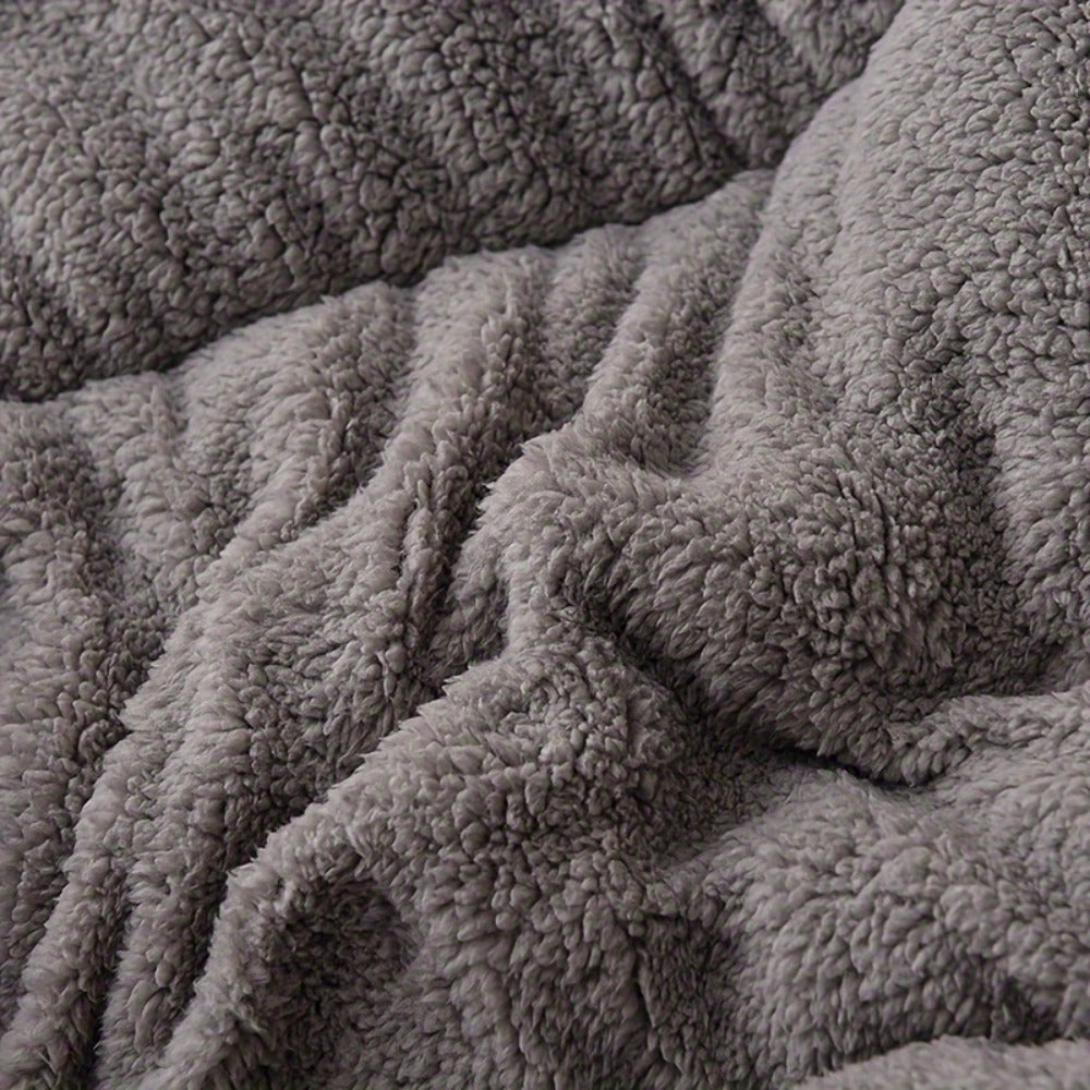 Reversible Quilted Comforter in Light Grey or Dark Grey with 94.49 x 86.61-Inch Listed Size