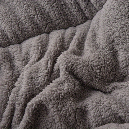 Reversible Quilted Comforter in Light Grey or Dark Grey with 94.49 x 86.61-Inch Listed Size