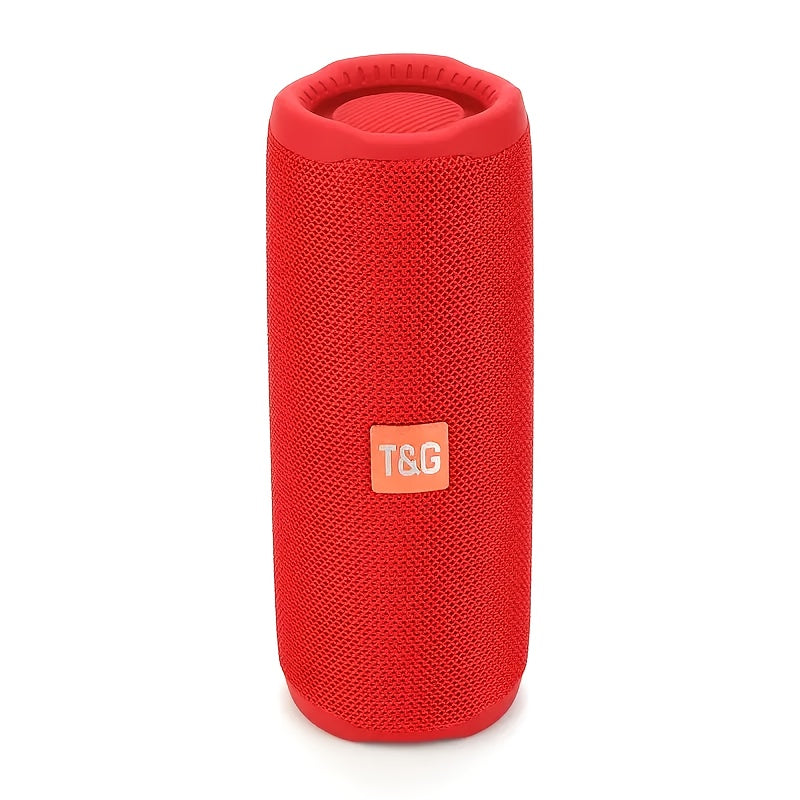 TG365 Portable Bluetooth Speaker with LED Light – TWS Stereo, Built-In Mic, FM Radio, TF Card, USB, AUX, Hands-Free Calling, Shock-Resistant Outdoor Wireless Speaker Gift
