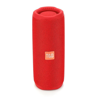 TG365 Portable Bluetooth Speaker with LED Light – TWS Stereo, Built-In Mic, FM Radio, TF Card, USB, AUX, Hands-Free Calling, Shock-Resistant Outdoor Wireless Speaker Gift