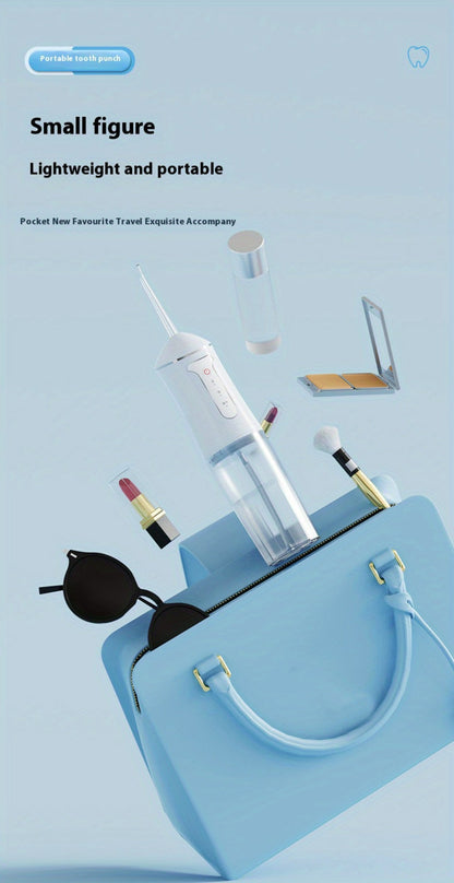 Water Flosser Cordless Three-Mode Design with Four Nozzles, USB Charging and Four Color Options
