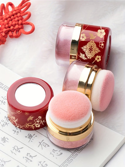 Powder Blush Set 3 Colors with Pearl Powder Rose Oil & Squalane Formula — Natural Glow Lightweight Buildable Cheek Color for All Skin Tones Easy Blend