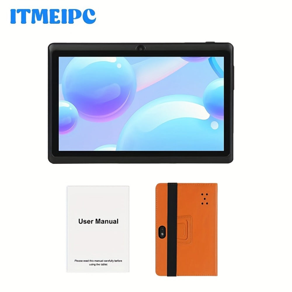 Android Tablet 7-Inch Kids Model with Android 14, Quad-Core CPU, 32GB Internal Storage and Built-In Case