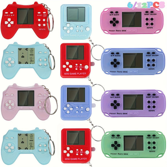 Party Favors Multicolor Gaming-Controller Keychains in 6- or 12-Piece Packs with Fidget Format