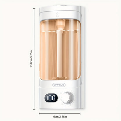 300ml Rechargeable Essential Oil Diffuser with Numeric Display, 100-Level Control Label and One Oil Bottle