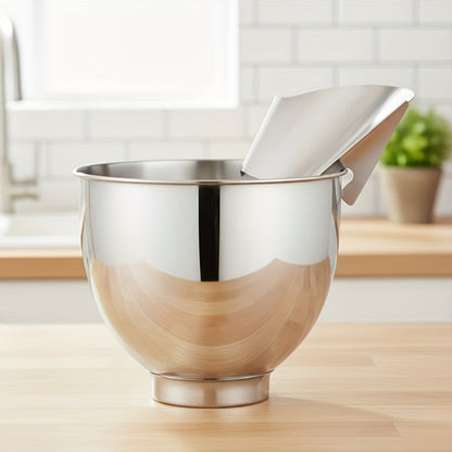 Stainless Steel Stand Mixer Pouring Chute for Select 4.5–8 Qt Tilt-Head and Bowl-Lift Mixers