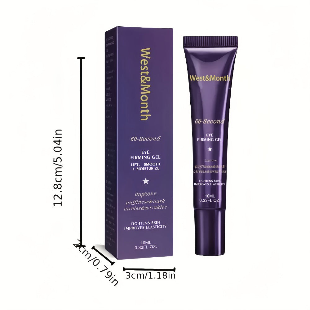 West&Month Eye Cream in Two- or Four-Piece Sets of 20ml Purple Tubes with Precision-Tip Design