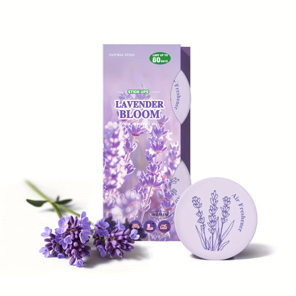 Car Air Freshener 2-Pack Solid Fragrance Jars in Cherry, Lavender, Lime, Rose or Sweet Orange
