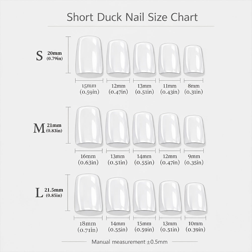 Short Duckbill Press On Nails 3D Red Lips Skull Cherry Bow Rhinestone – Zebra Stripe Polka Dot Sweet Cool Acrylic Nail Art Set for Party, Date Night & Daily Wear, 10pcs S/M/L with Tools