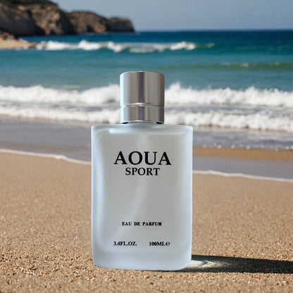 Men's Eau de Parfum Gift Set 3-Pack 3.4 oz Each — AOUA Fresh Citrus Lime Neroli Jasmine Woody Musk | Long-Lasting Masculine EDP Spray | Perfect Gift for Him
