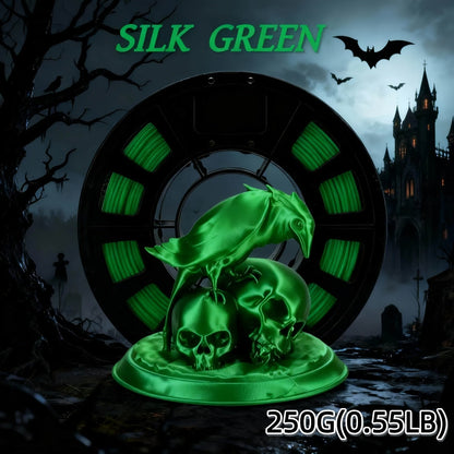 3D Printer Filament PLA 1.75mm 250g Finish Mix with Silk, Transparent and Solid Color Options