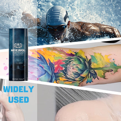 Tattoo Bandage Roll Clear Waterproof Second Skin Protective Film for New Tattoo Healing — Breathable Adhesive Transparent Aftercare Wrap Tape 5.9in x 5.5yd & 11yd