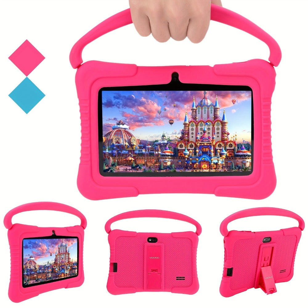 Kids Tablet Veidoo 7 Inch with 1GB or 2GB RAM, 16GB or 32GB Built-In Storage and Handled Silicone Case